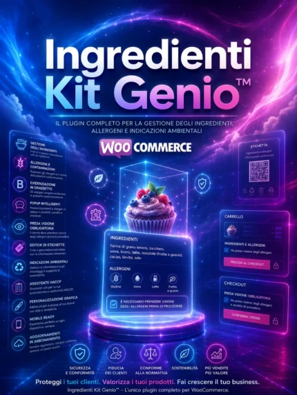 ingredienti kit genio per woocommerce