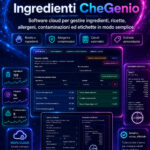 Ingredienti CheGenio™ software per ingredienti ed etichettatura